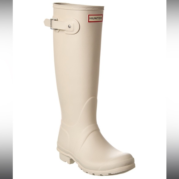 Tan Tall Hunter Boots - Picture 1 of 5